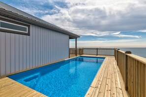 Una piscina riscaldata