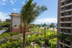 Surrounded by lush greenery and ocean views, this hotel offers a tranquil retreat with a golf course nearby.