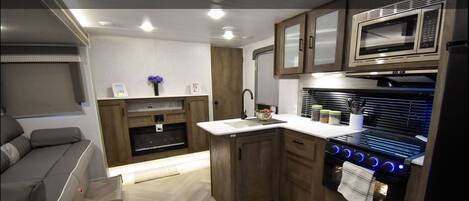 Microwave, oven, stovetop