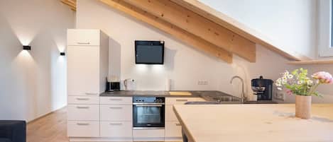 Kühlschrank, Ofen, Herdplatte, Geschirrspüler