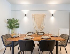 Dining - Villa Ismini 3 bedrooms with pool , sea view and e-car charger (Pigi)
