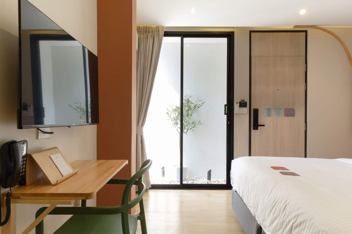 Kamar Basic, 1 Tempat Tidur King, Bebas Asap Rokok, ensuite | Seprai premium, meja kerja, Wi-Fi gratis, dan seprai linen