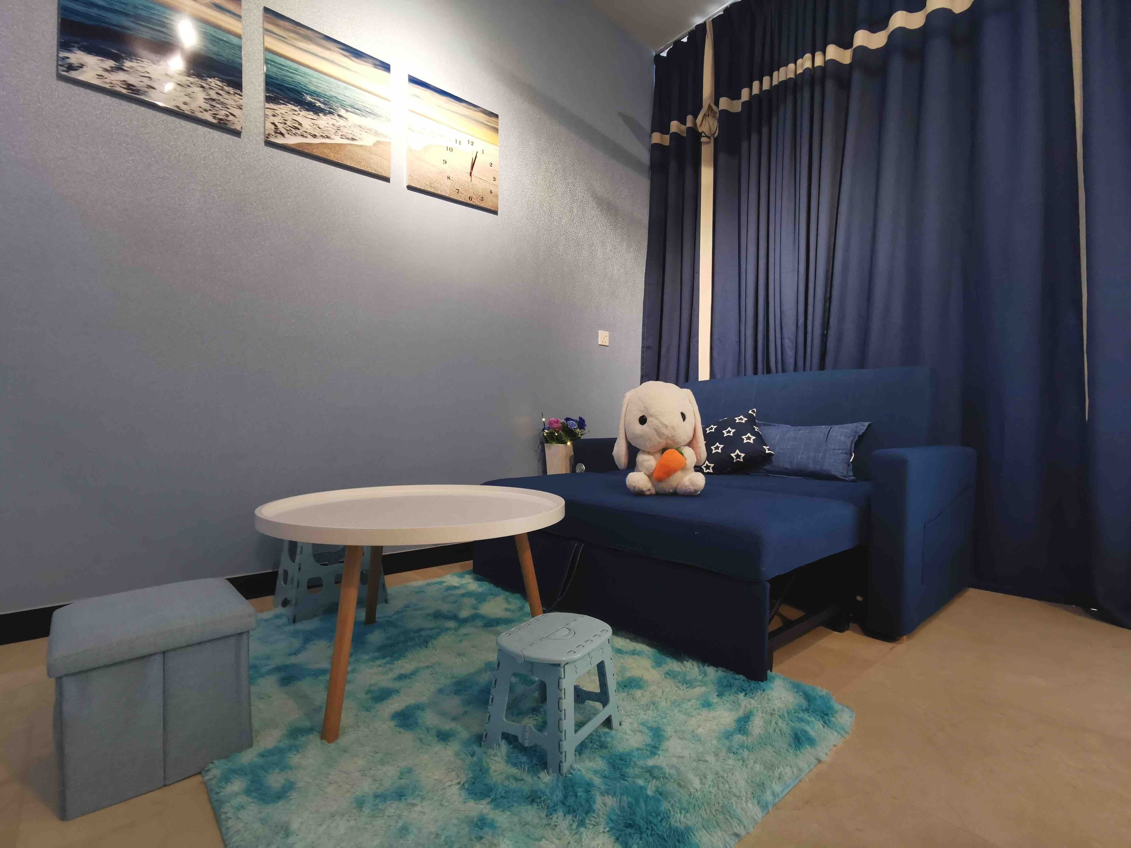 Studio – premium, badekar, delvis sjøutsikt | Spiseområde på rommet