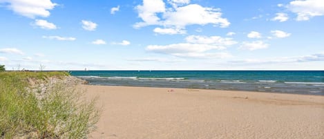 Sun loungers, beach towels