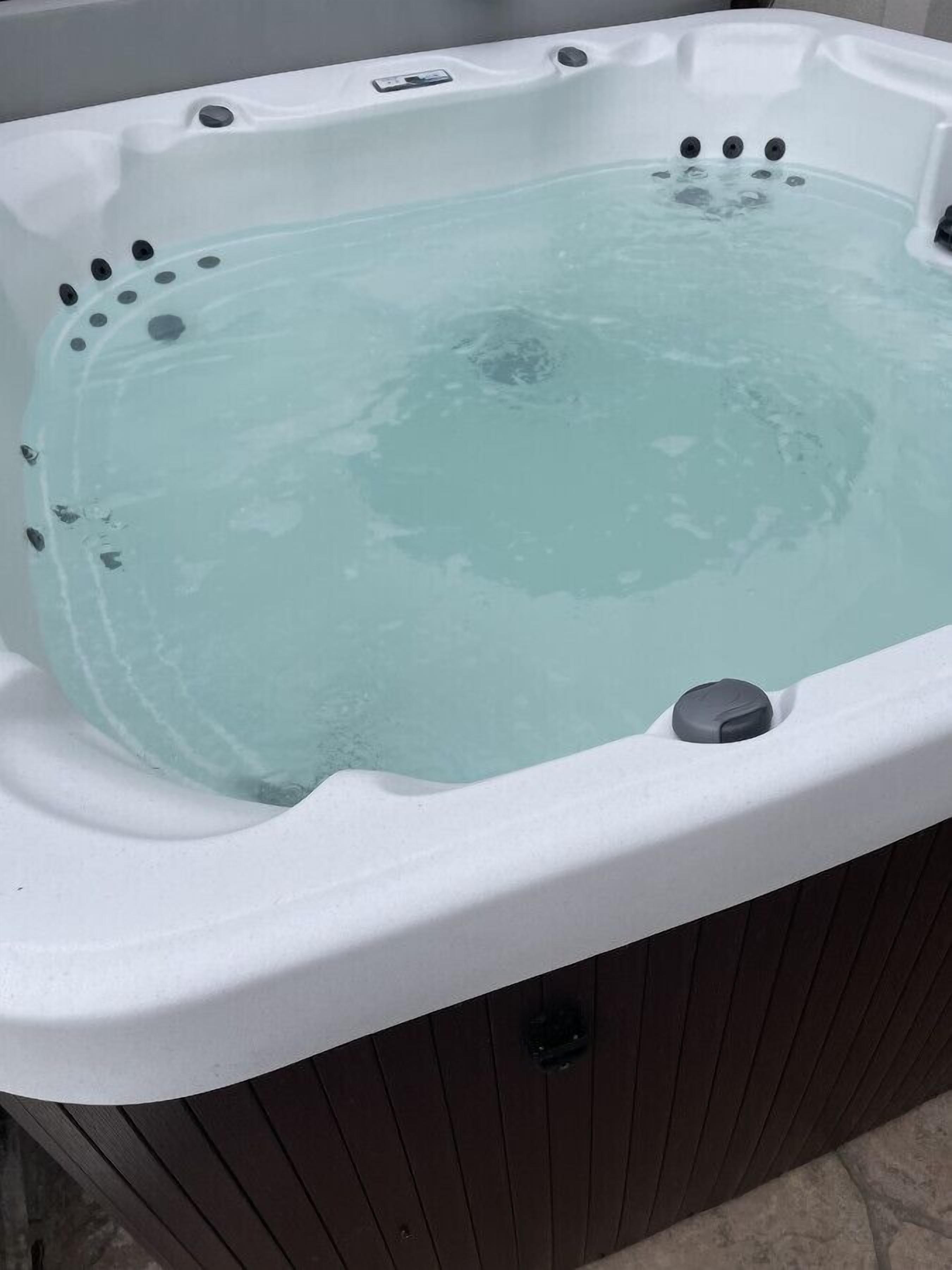 Enjoy the relaxing hot tub with your friends and family!