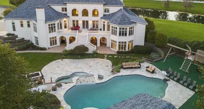 12,000 SF Mansion w/Pool & Lakeview