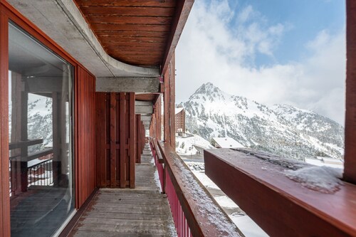 Studio for 5 in Les Arcs 2000, Ski-in/Ski-out, Mountain View