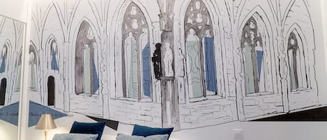 画廊公寓 | 高档床上用品、熨斗/熨衣板、免费 WiFi、床单