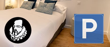 Gallery Apartment | Premium bedding, iron/ironing board, free WiFi, bed sheets