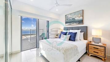 Apartemen Eksklusif | 2 kamar tidur, setrika/meja setrika, tempat tidur bayi, dan Wi-Fi gratis