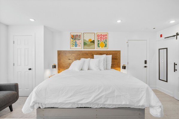 Ropa de cama hipoalergénica y escritorio