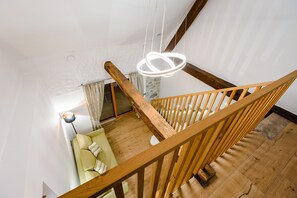 Apartamento luxo | 1 quarto, roupas de cama premium, individualmente mobiliados