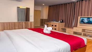 Habitación doble Deluxe | Wifi gratis y ropa de cama