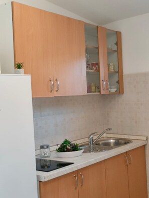 Apartment, 1 Queen-Bett und Schlafsofa | Eigene Küche | Kühlschrank, Mikrowelle, Ofen, Herdplatte