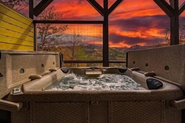 Bubbelpool inomhus