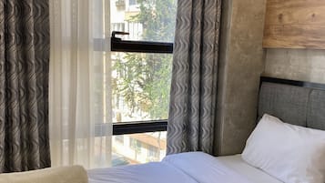 Single Room | Minibar, in-room safe, desk, iron/ironing board
