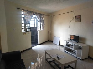 Living area - One Bedroomed apartment with serene views along Southern Bypass (Nairobi)