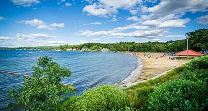 Postcard View of Lake Winnipesaukee