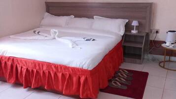 Phòng đơn Economy | Bộ trải giường bằng vải cotton Ai Cập, bộ đồ giường cao cấp