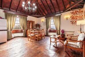 Televisión de pantalla plana, chimenea y reproductor de DVD 