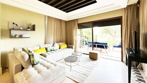 Luxury Apartment | Living area - Vizir Center Appart (Marrakech)