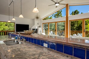 Interior - Private Oasis on 15 Acres, Gas Firepit, Large Decks, Private Feel, EV/RV Hookups (Angel Fire)