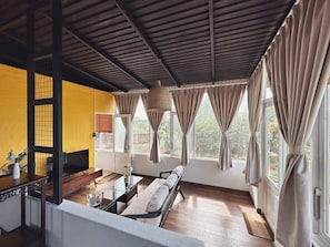 Panoramic-Studio | 1 Schlafzimmer, Bettwäsche aus ägyptischer Baumwolle