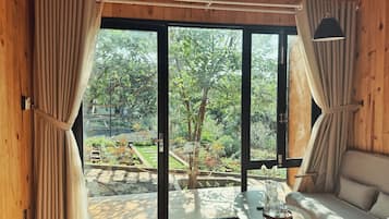 Panoramic-Bungalow | 1 Schlafzimmer, Allergikerbettwaren