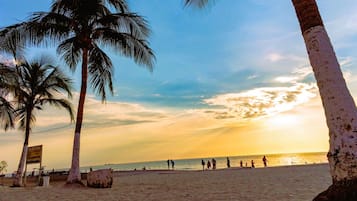 Beach nearby, white sand