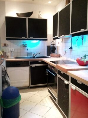 Kühlschrank, Ofen, Herdplatte, Geschirrspüler