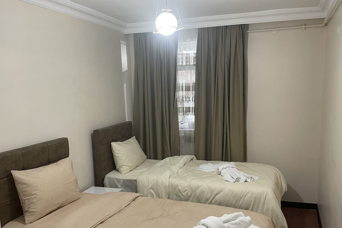 Departamento económico | 2 habitaciones y sábanas de algodón egipcio