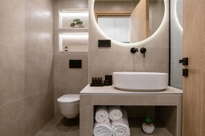 Hårtørrer, håndklæder