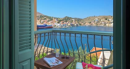 House in Symi with sea view