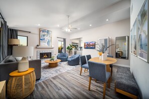TV, stereo, offices