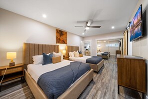 3 bedrooms, desk, iron/ironing board, WiFi