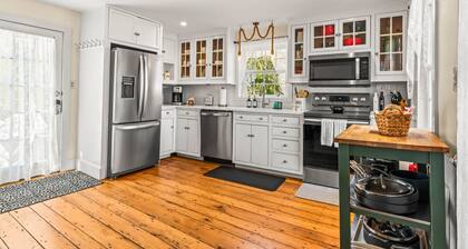 The Captain’s & School House, Historic Mystic Riverfront Home