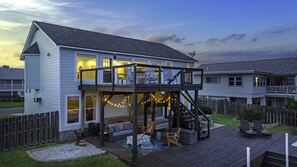 Terrace/patio - Beautiful Canal Views on Key Allegro! ~20 Flamingo~4 Bed/4 Bath (Rockport)