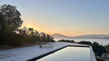 Una piscina riscaldata
