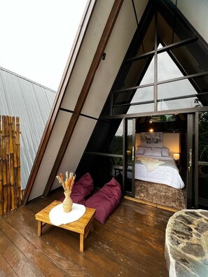 Exclusive Chalet | Terrace/patio - Chalet Bromo lounge & lodge (Kedungredjo)