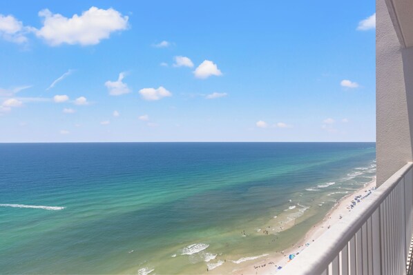 Condo, Multiple Beds, Balcony, Ocean View | Beach | On the beach - Tidewater Beach Resort 2413 - In With The Tide (Panama City Beach)