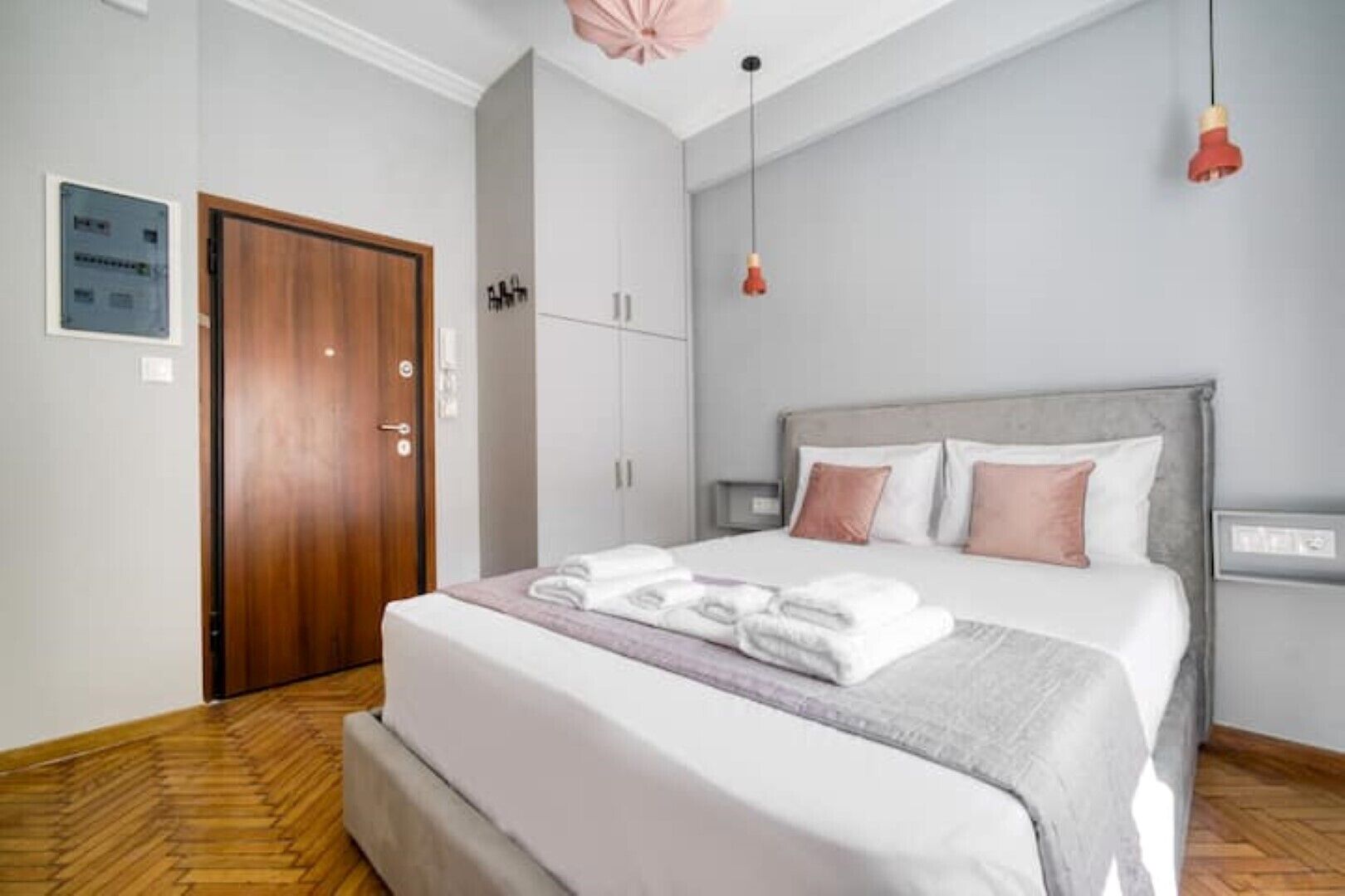 1 sovrum, strykjärn/strykbräda, gratis wi-fi och sängkläder