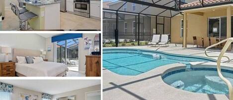 Alberca al aire libre y alberca climatizada