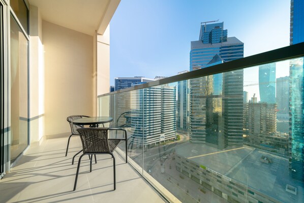 Premium Apartment, 1 Bedroom, Non Smoking, City View | Balcony - Eden's Dubai - Bellevue  (Dubai)
