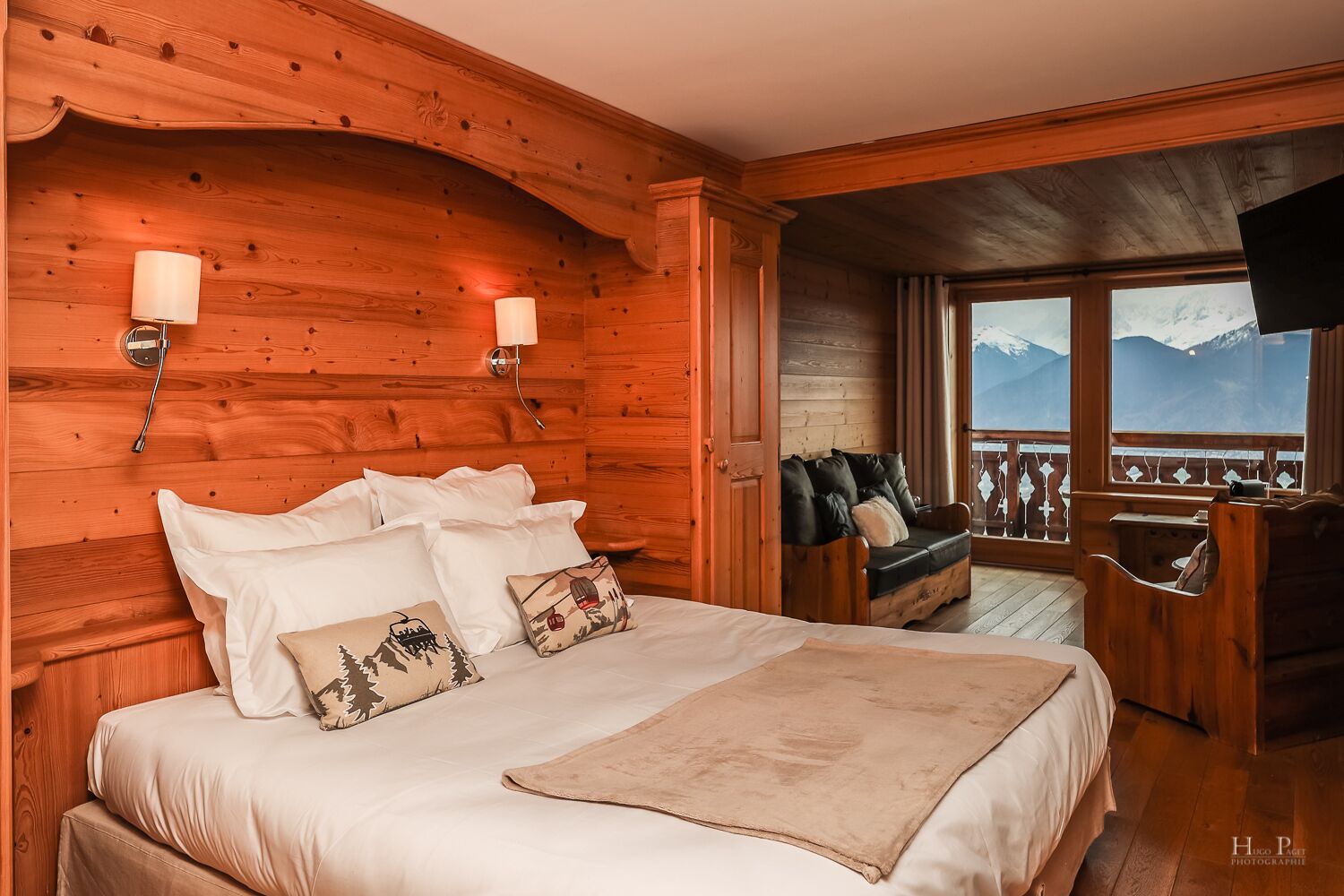 高級寝具、セーフティボックス (室内)、客室ごとに異なる装飾、客室ごとに異なるインテリア