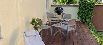 Nature escape at a modern house