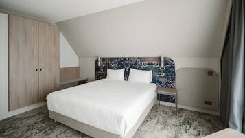 Ropa de cama de alta calidad y minibar