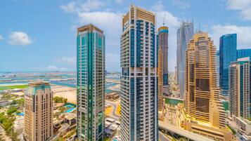 Premier Apartment, 2 Bedrooms, Non Smoking, Marina View | Balcony view