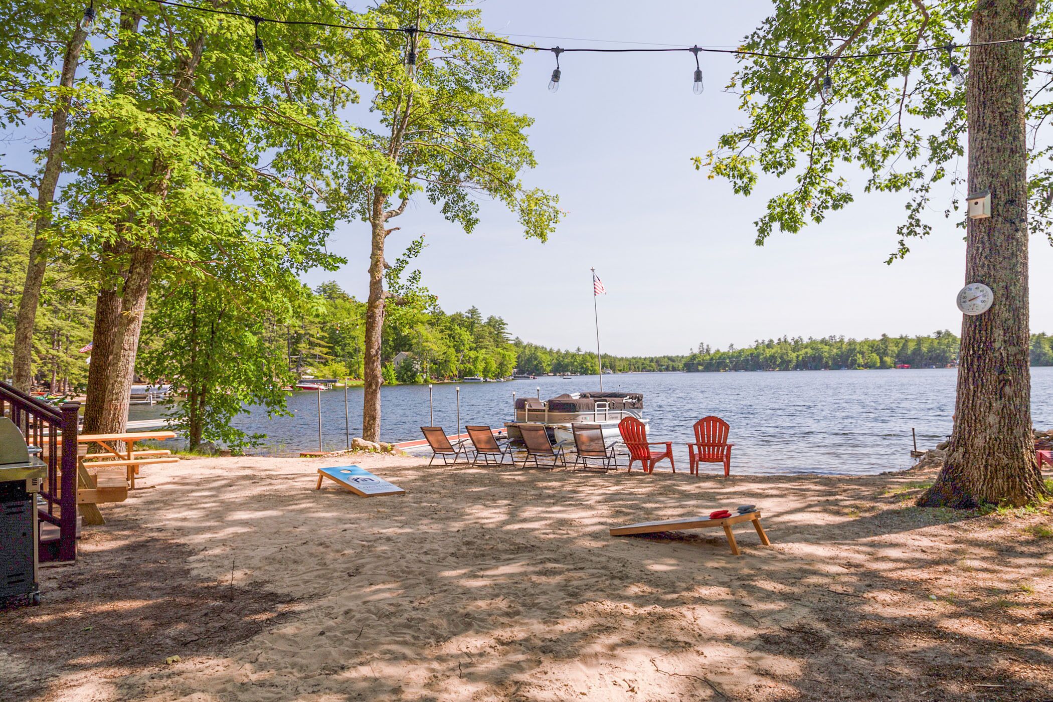 Lakefront Home with Sandy Beach! Kayaks, SUP, Pedal boat, and more!