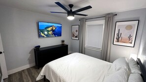 2 bedrooms, desk, iron/ironing board, free WiFi