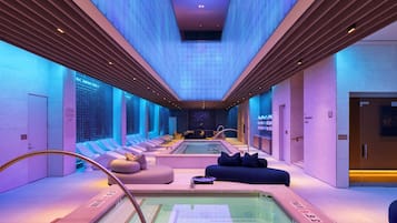 Couples treatment room(s), sauna, hot tub, steam room, body treatments